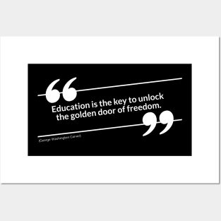 Education is freedom Posters and Art